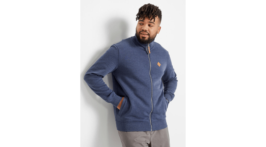 Zip-Up Sweatshirt Made Of Recycled Polyester | Findwyse