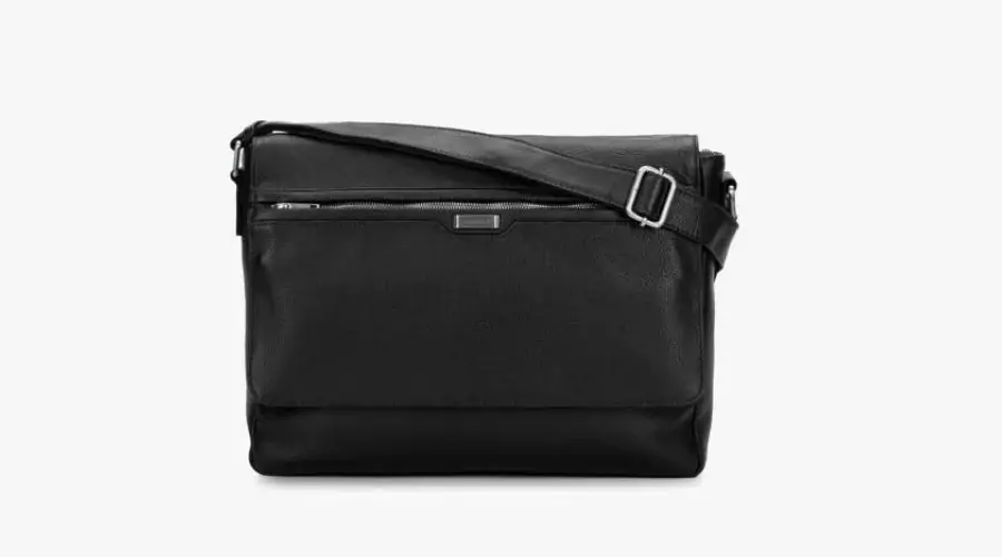 Men’s 11/12 Leather laptop bag with Flap Pocket