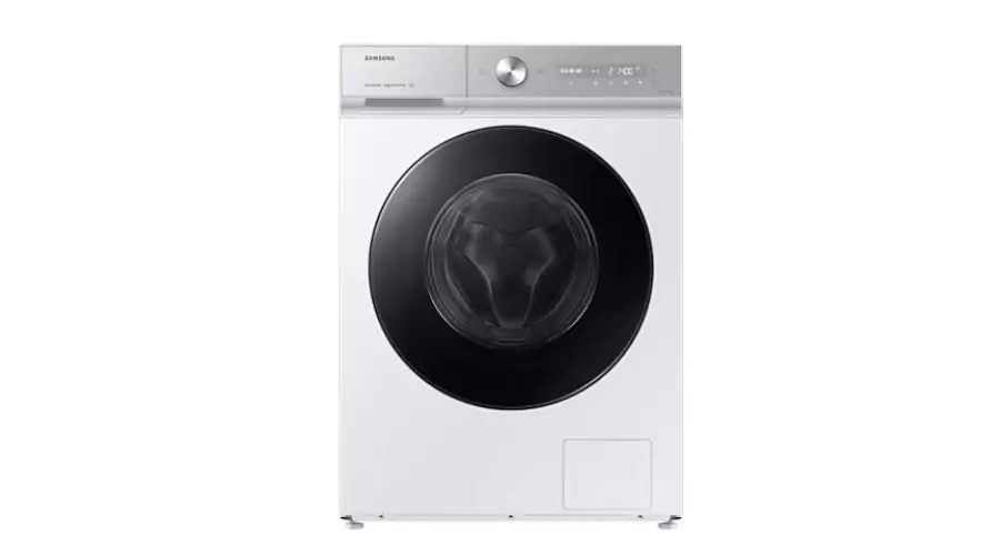 White Samsung Series 8 AI Energy WW90DB8U95GHU1 9KG Smart Washing Machine with 1400rpm with A-rated