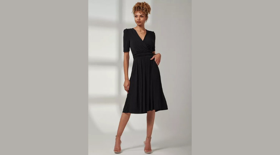 Bianca Half Sleeve Jersey Midi Dress | Findwyse