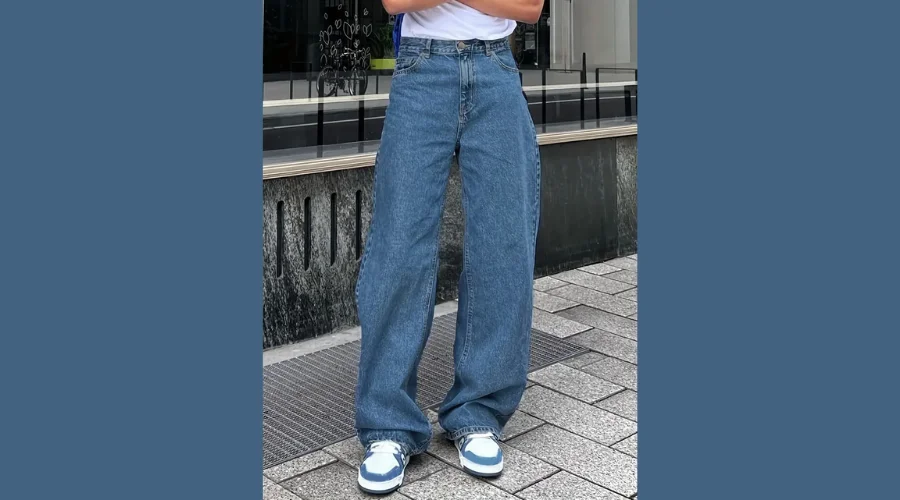 Casual Street Style Denim Retro Baggy Jeans Pants Men's