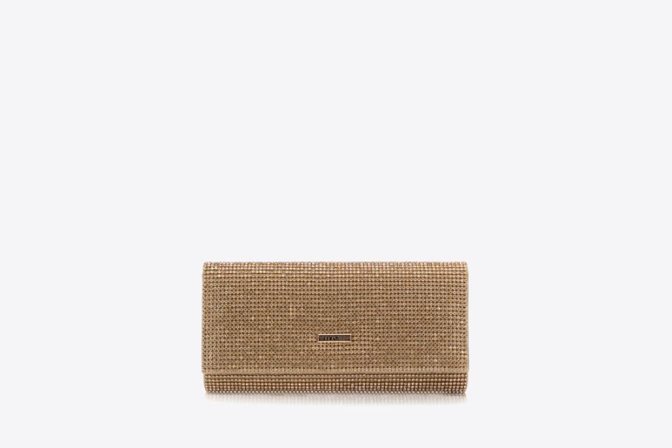 Clutch Bag With Gold Crystals | Findwyse