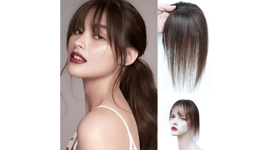 Elegant Clip-In Bangs For Women - 100% Real Human Hair