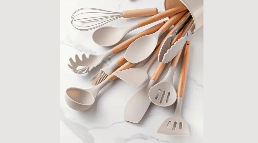 Gift-Ready 12-Piece Silicone Kitchen Utensil Set