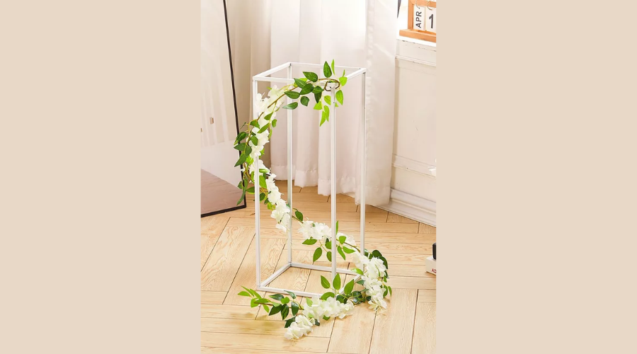 Living and home 10cm Hanging Artificial Wisteria Garland Fake Silk Flower Greenery Vine | Findwyse