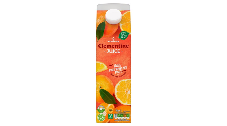 Morrisons 100% Fruit Clementine Juice