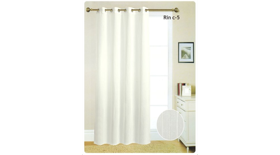 RIN Eyelet Curtain 140X260 Cm (100% Polyester) | Findwyse