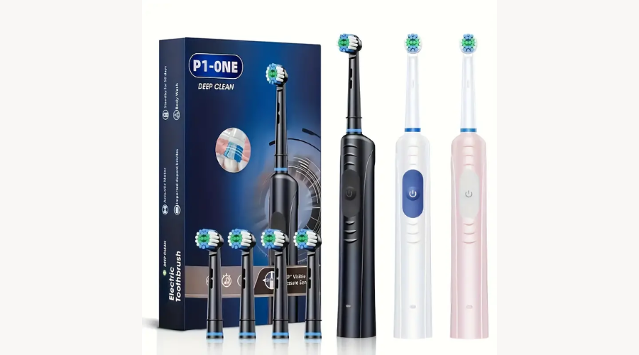 Rechargeable Electric Toothbrush for Adults