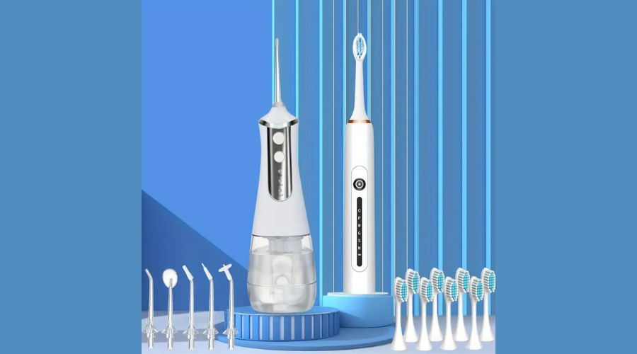 Sonic Electric Toothbrush, Water Flosser Combo