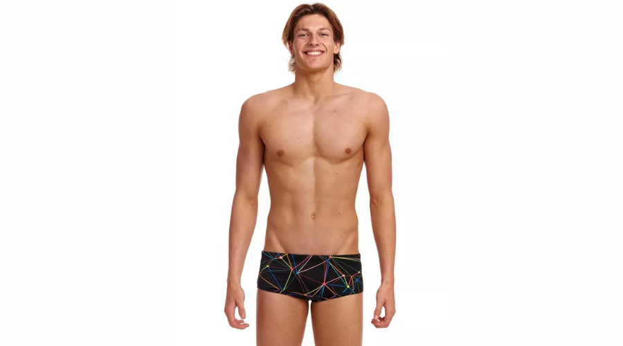 Star Sign Sidewinder Swim Trunks - Black/Multi | Findwyse