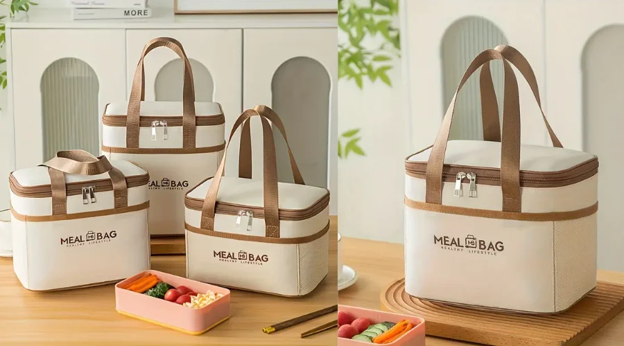 Stylish Foldable Insulated Lunch Bag