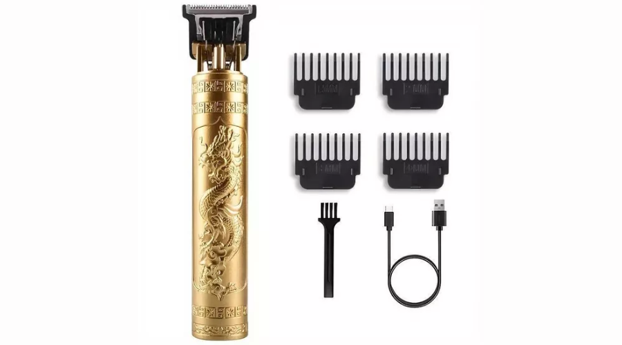 T9 Golden Cordless Hair Clipper | Findwyse