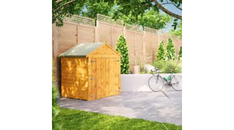 Timber 4 x 6ft Apex Bike Shed 