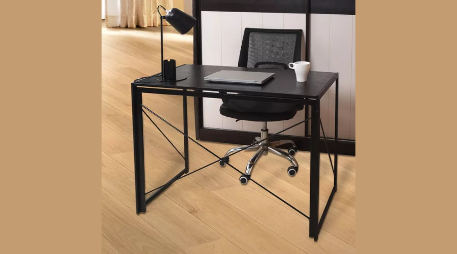 Wooden Folding Office Desk Foldable Computer and Study Table | Findwyse