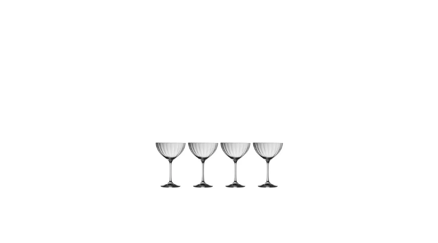 'erne' Saucer Champagne Set Of 4 | Findwyse