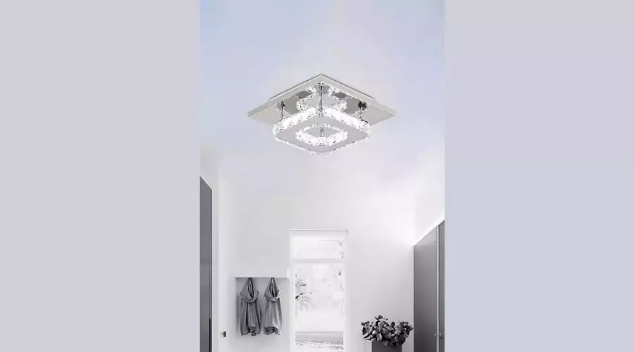 Modern Small Crystal LED Ceiling Light