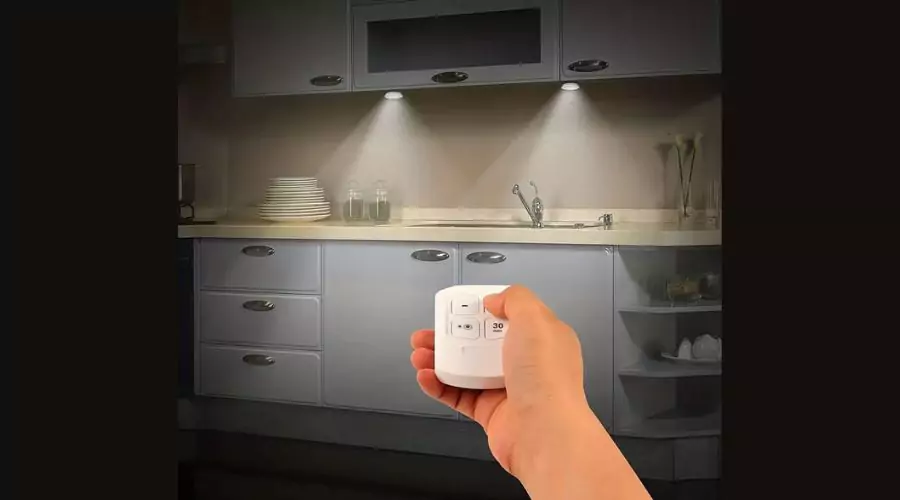 Wireless Smart LED Under-Cabinet Lights With Remote Control COB Night Light For Kitchen & More 