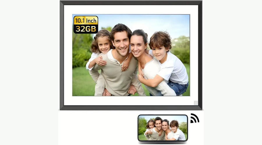 NexFoto 32GB Digital Picture Frame 10.1 Inch