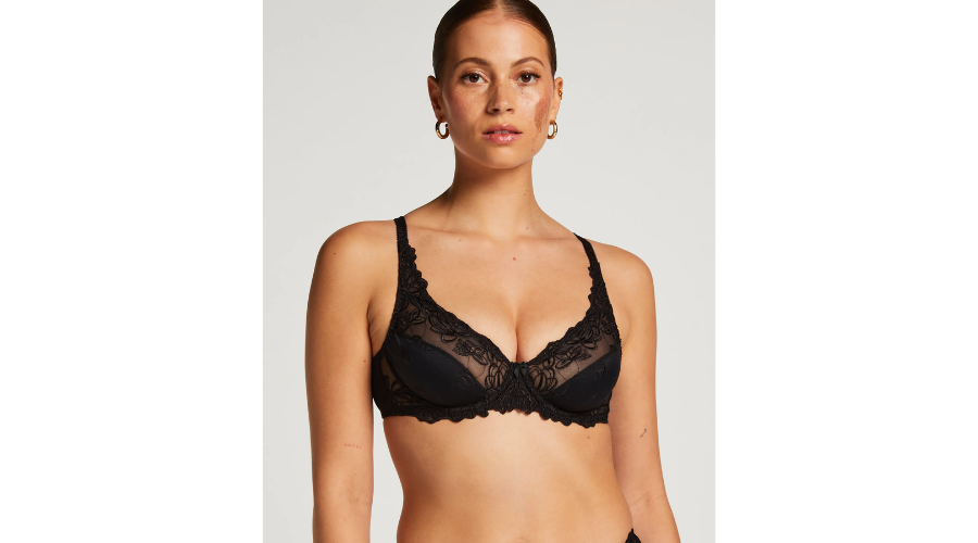 Unpadded underwire bra Diva in Black