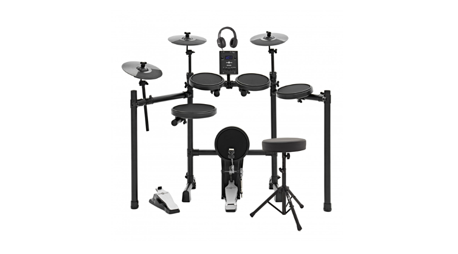 Electronic Drum Kit with Stool and Headphones