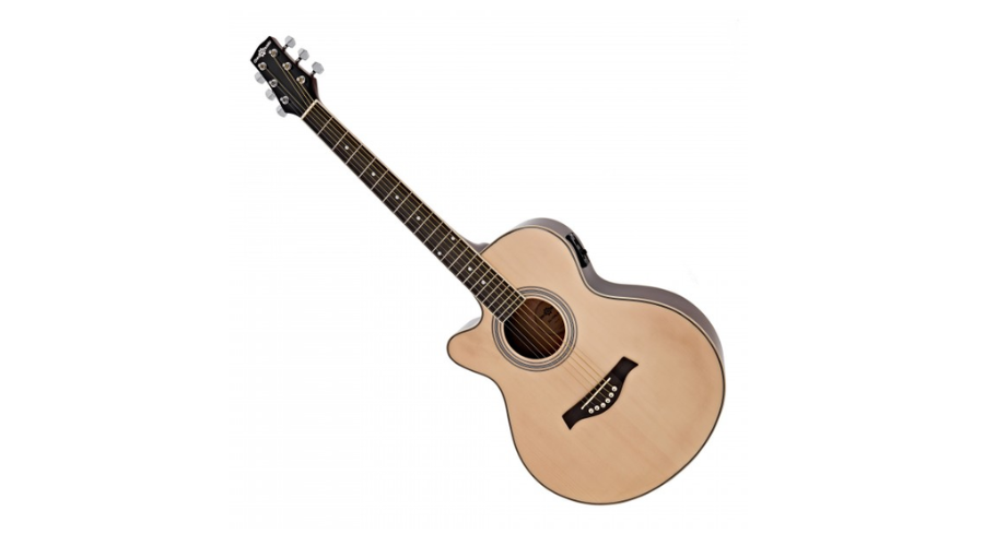 Single Cutaway Left Handed Electro Acoustic Guitar