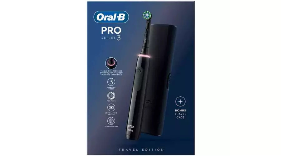 ORAL B Pro 3 3500 Electric Toothbrush - Black