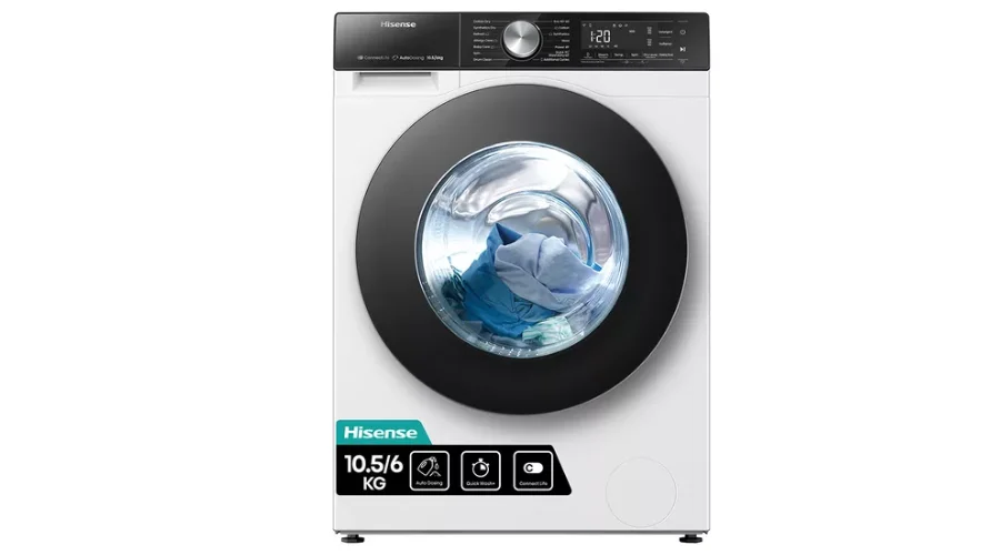 HISENSE 5S Series Auto Dosing WiFi-enabled 10.5kg Washer Dryer