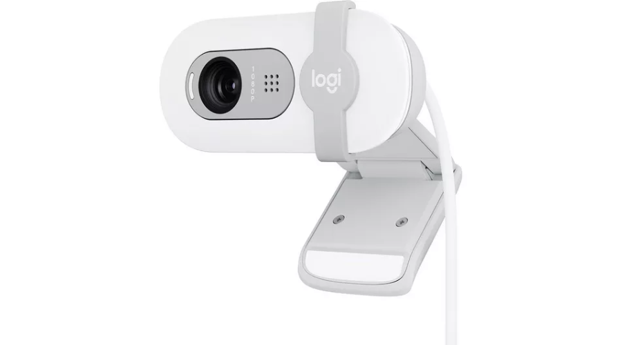 LOGITECH Brio 100 Full HD Webcam - White