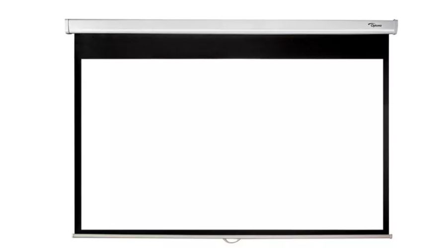 OPTOMA DS-9092PWC 92" Pull Down Projector Screen