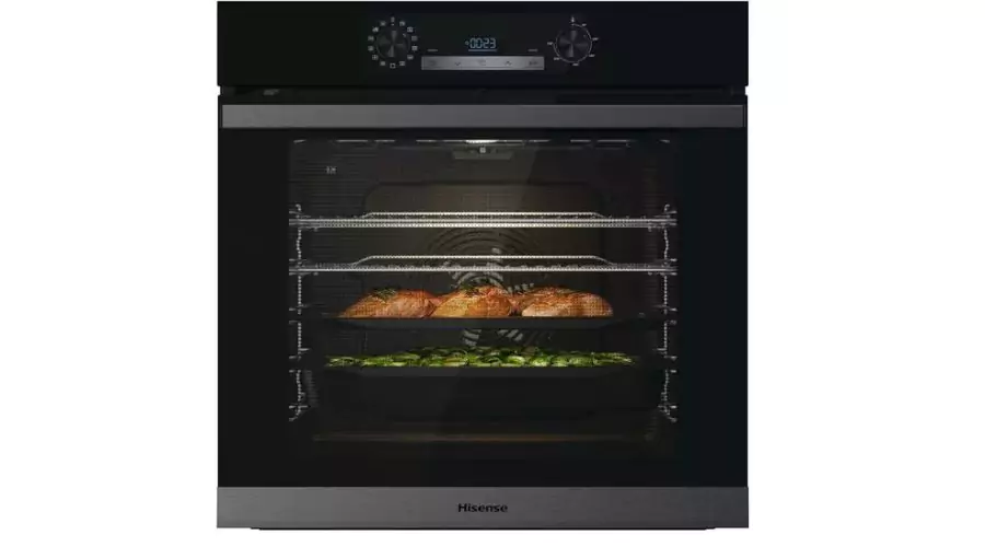 HISENSE AirFry BSA65222PBUK Electric Pyrolytic Oven - Black