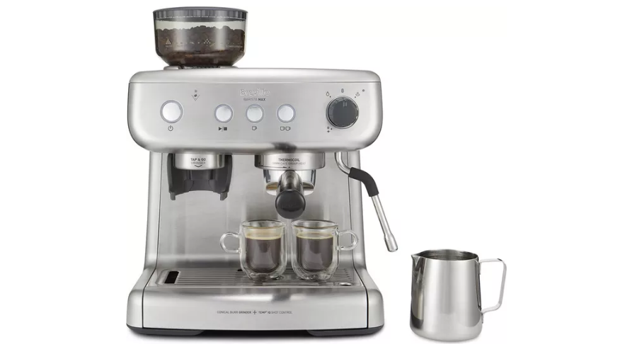 Stainless Steel BREVILLE VCF126 Barista Max Coffee Machine 