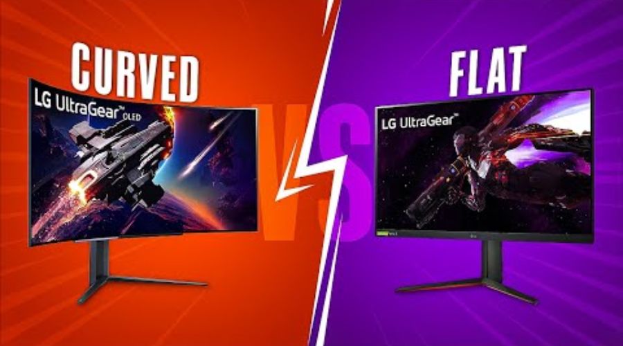 Curved vs. Flat Monitors Features