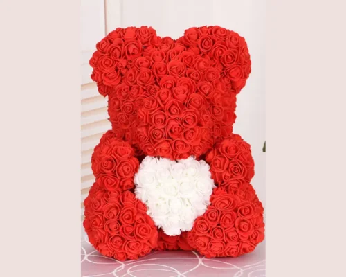40cm Red Rose Love Bear Gift with Gift Box Wedding Anniversary Birthday Gift