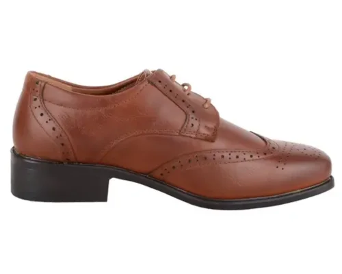 Childrens Juniors Faux Leather Lace Up Smart Formal Shoes