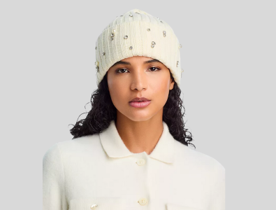 Embellished Cuff Hat - Exclusive