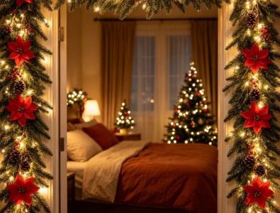 Holiday Time Pre-Lit Commercial Garland Set